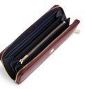 TOMMY HILFIGER TH Iconic Zip Around Wallet L Oxblood