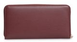 TOMMY HILFIGER TH Iconic Zip Around Wallet L Oxblood
