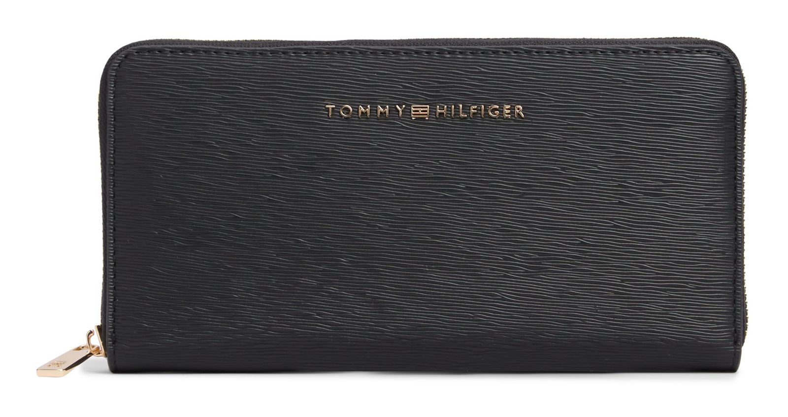 TOMMY HILFIGER TH Modern Large Zip Around Black