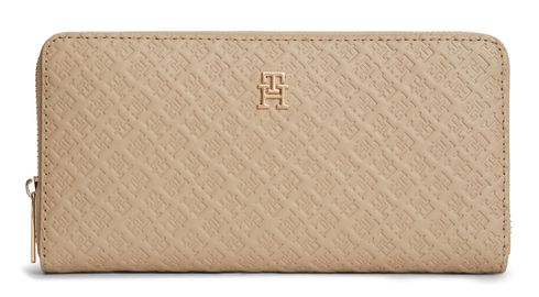 TOMMY HILFIGER TH Icon Zip Around Wallet L Horseradish TOMMY HILFIGER TH Icon Zip Around Wallet L Horseradish