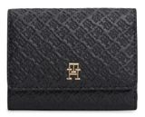 TOMMY HILFIGER Monogram Trifold Wallet Black TOMMY HILFIGER Monogram Trifold Wallet Black
