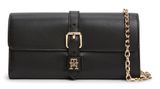 TOMMY HILFIGER TH Buckle Wallet On Chain Black TOMMY HILFIGER TH Buckle Wallet On Chain Black
