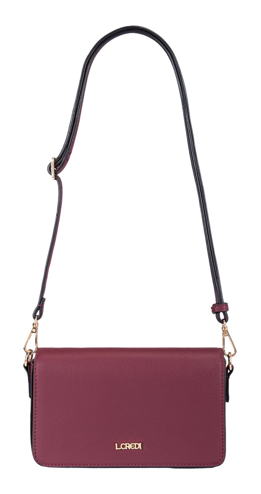 L.CREDI Jane Clutch Cherry Shade