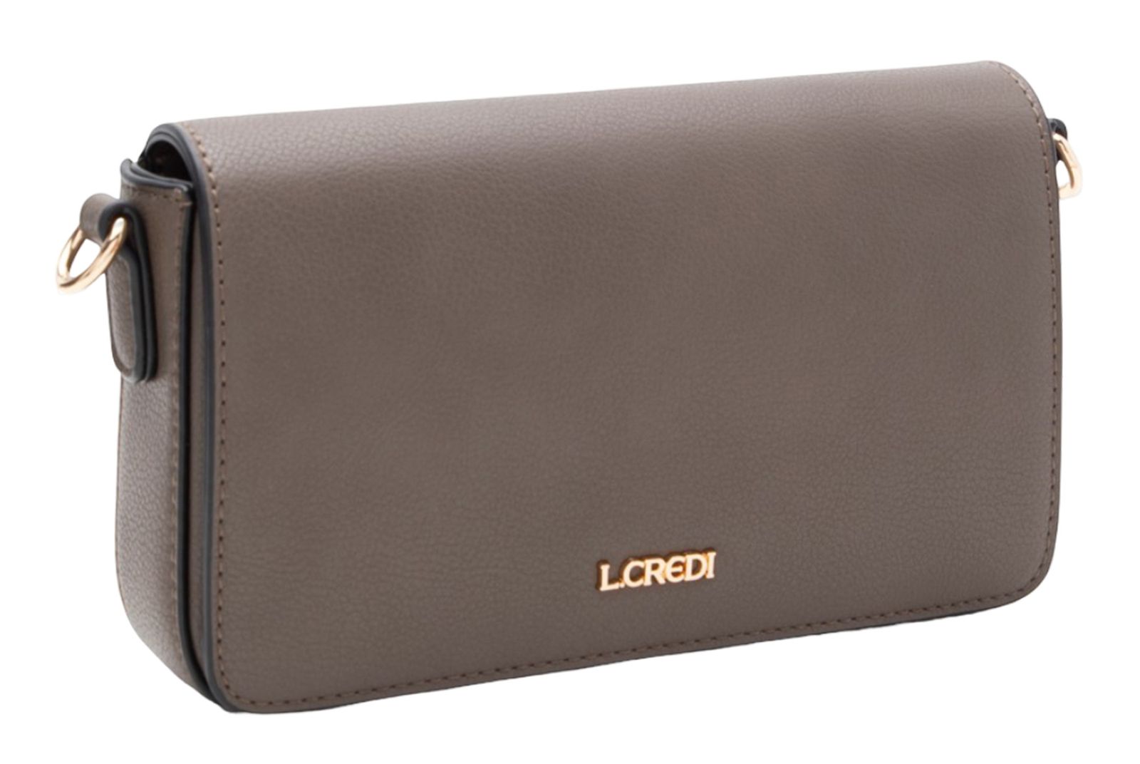 L.CREDI Jane Clutch Dark Taupe L.CREDI Jane Clutch Dark Taupe