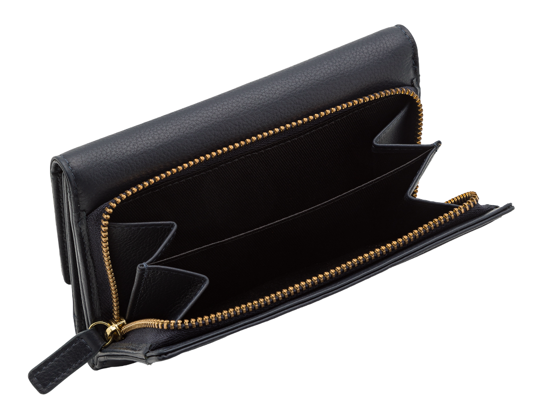 L.CREDI Evelyn Flap Wallet Marine L.CREDI Evelyn Flap Wallet Marine