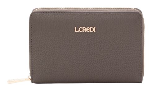 L.CREDI Perla Zip Around Wallet S Dark Taupe L.CREDI Perla Zip Around Wallet S Dark Taupe