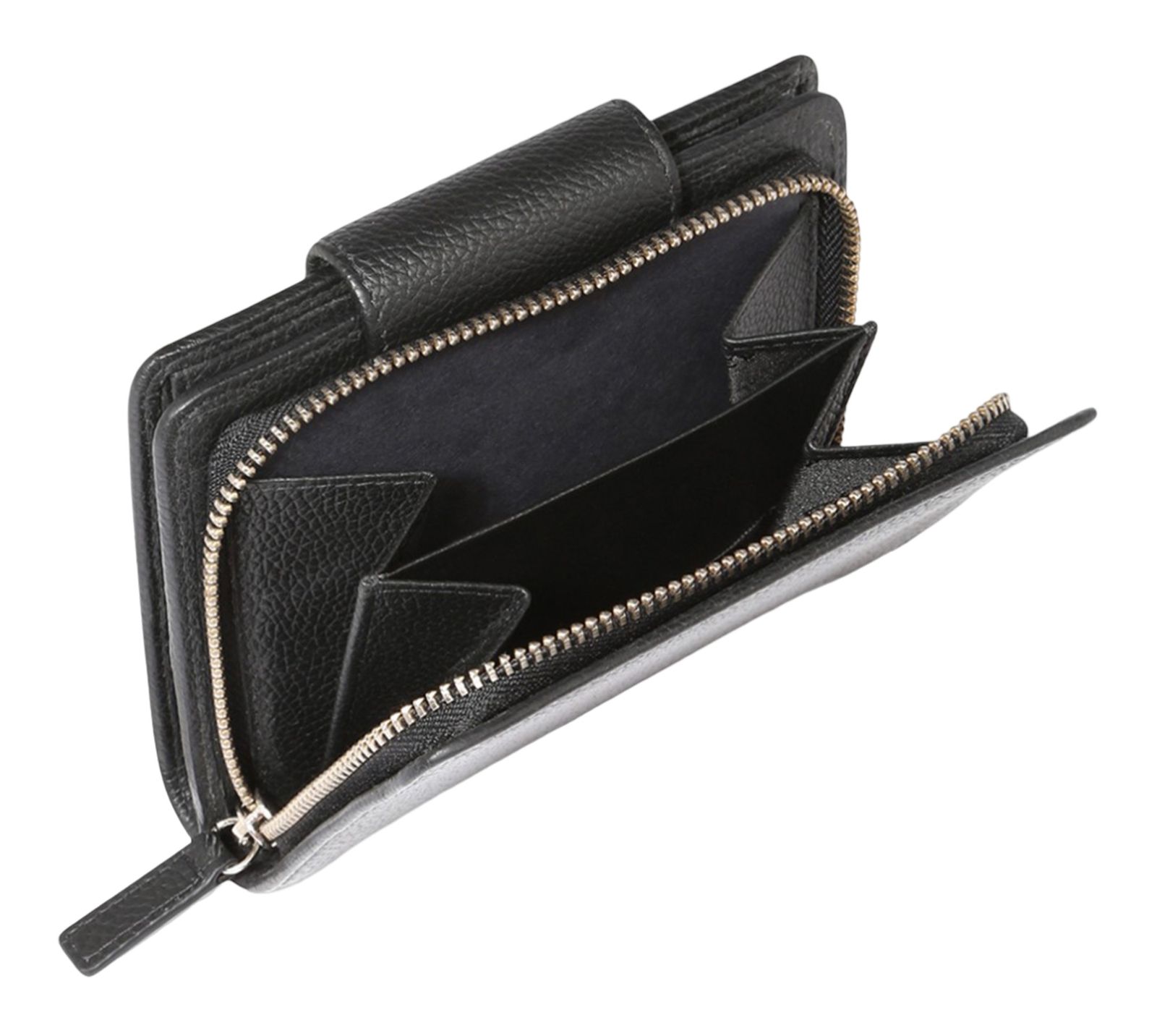 L.CREDI Clara Flap Wallet Black L.CREDI Clara Flap Wallet Black