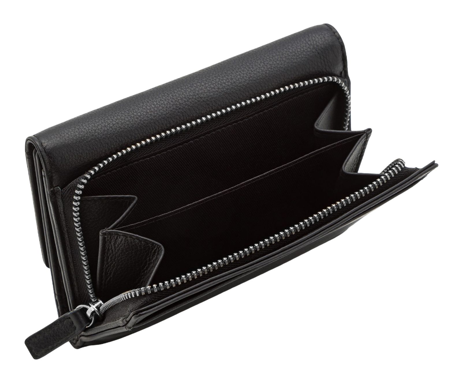 L.CREDI Evelyn Flap Wallet Black L.CREDI Evelyn Flap Wallet Black