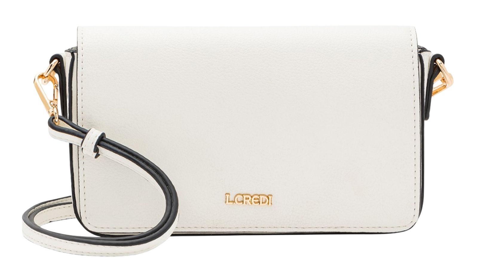 L.CREDI Jane Clutch White