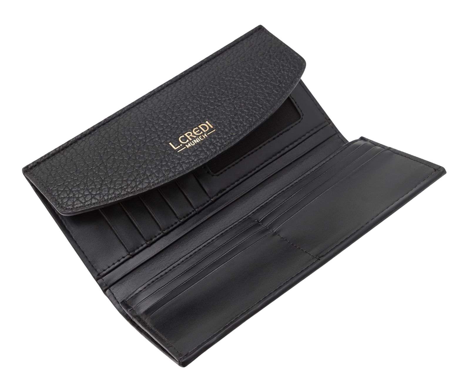 L.CREDI Ondria Flap Wallet Black L.CREDI Ondria Flap Wallet Black