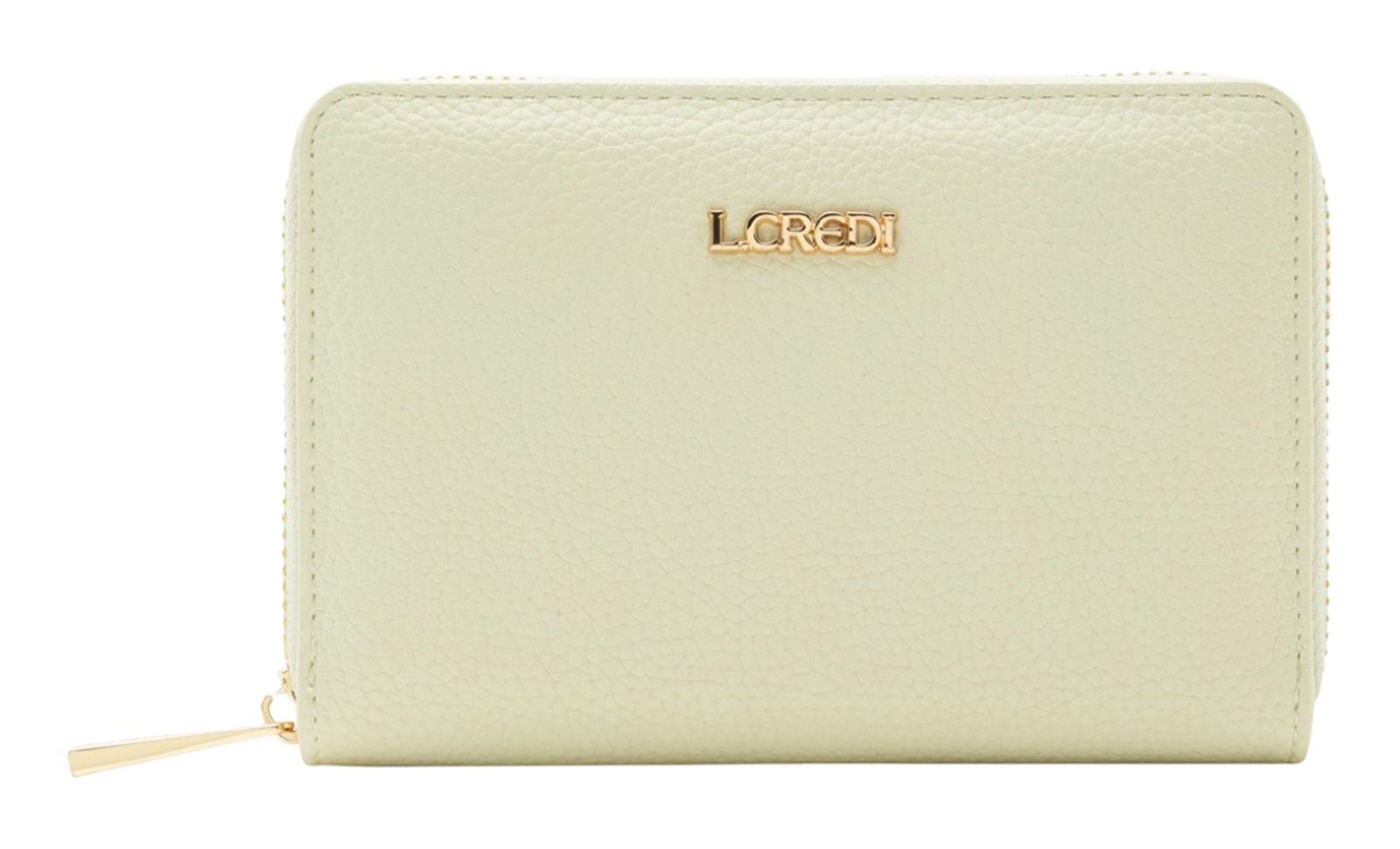 L.CREDI Perla Zip Around Wallet S Cream