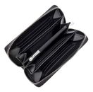L.CREDI Pinella Zip Around Wallet S Black L.CREDI Pinella Zip Around Wallet S Black