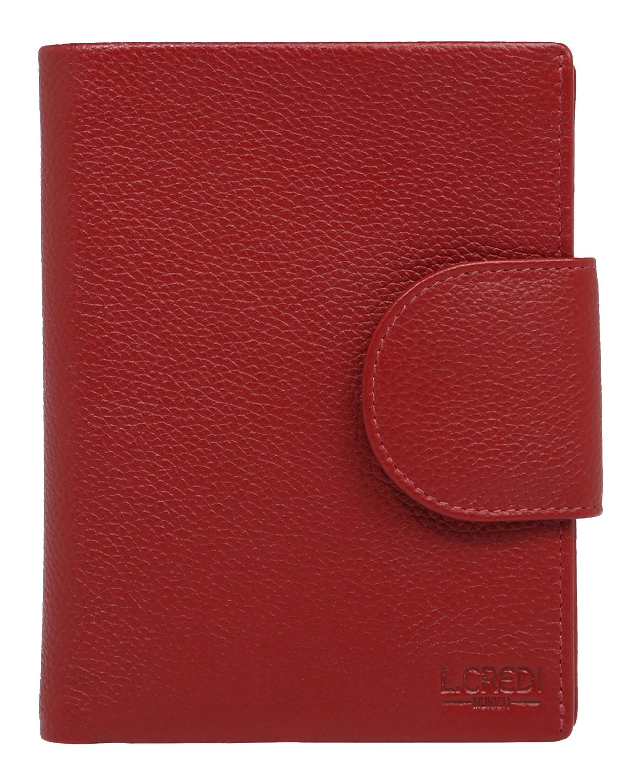 L.CREDI Clara Flap Wallet Red