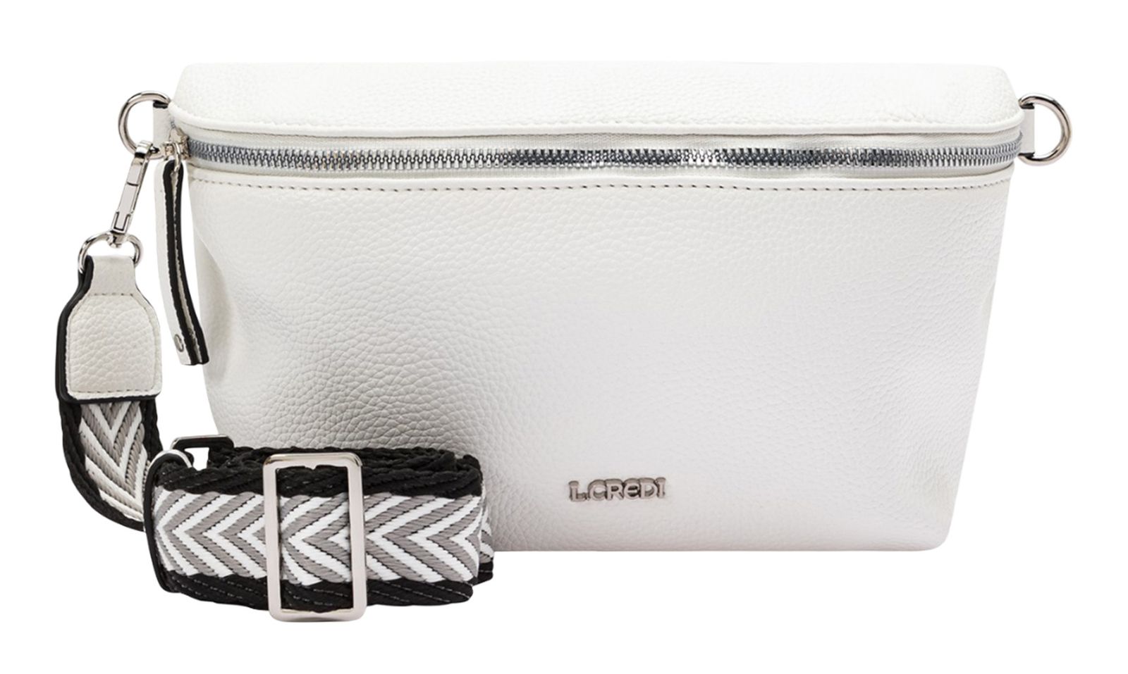 L.CREDI Oliana Crossbody Bag White