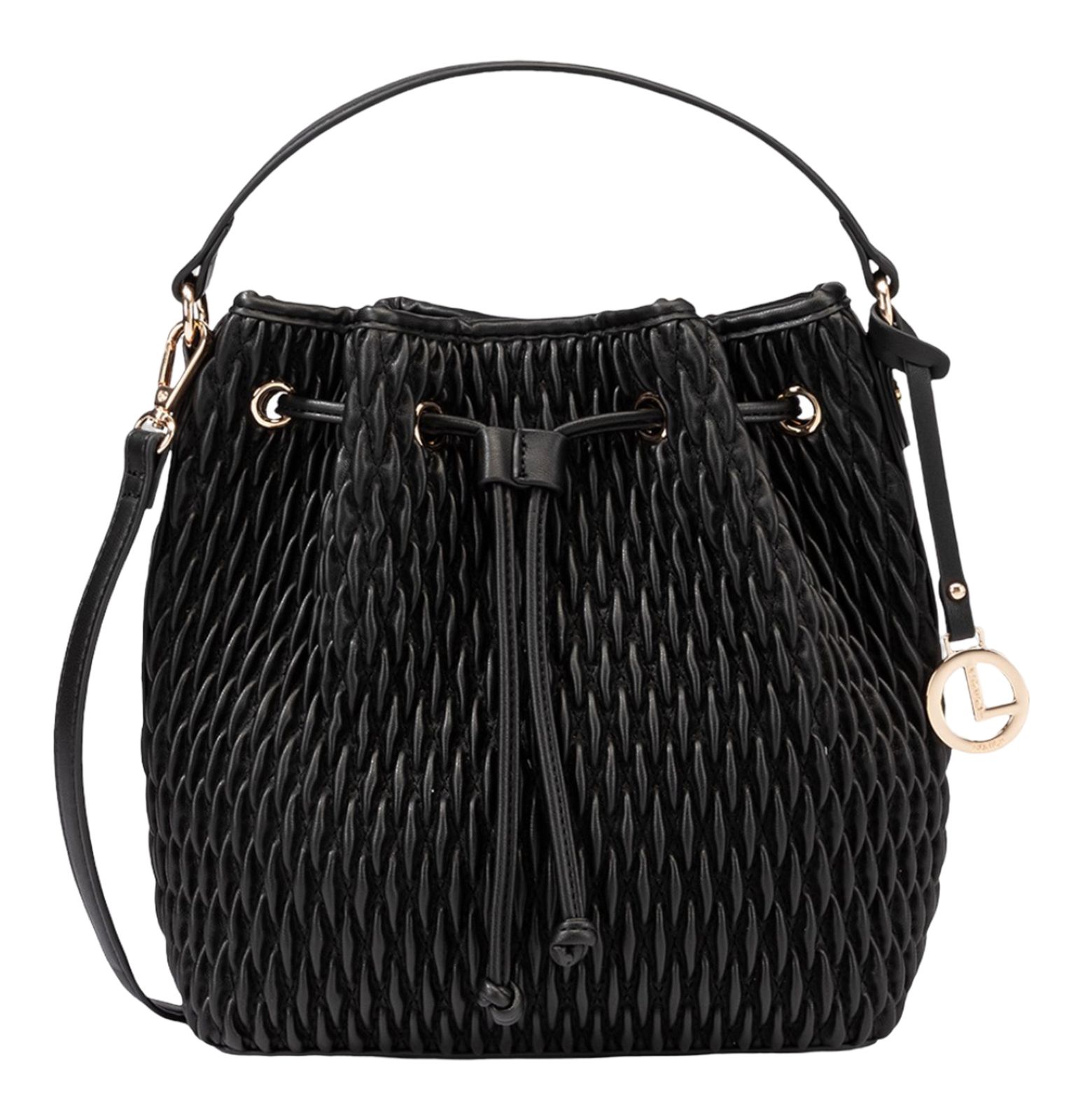 L.CREDI Roxanne Hobo Bag Black