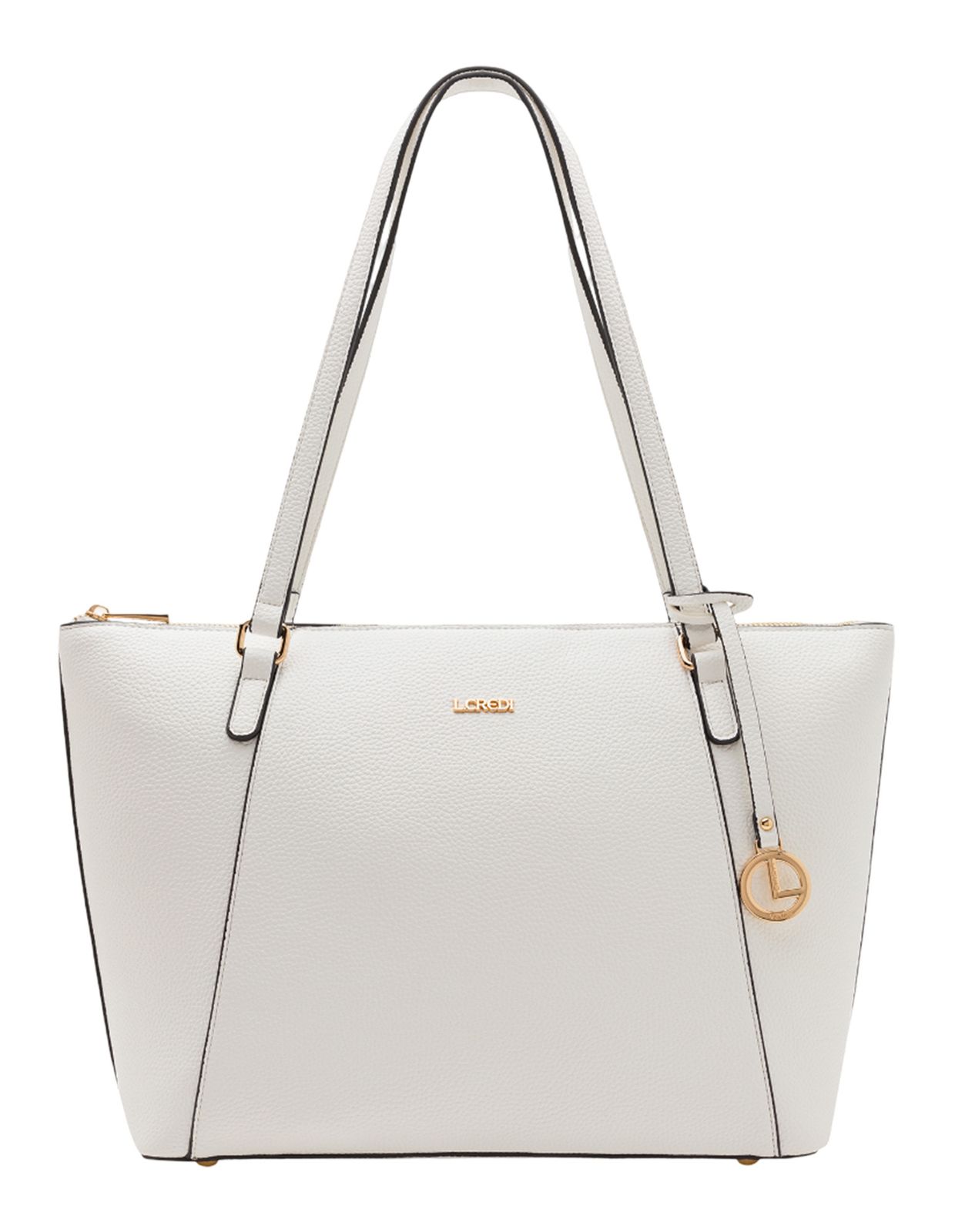 L.CREDI Michaela Shopper White