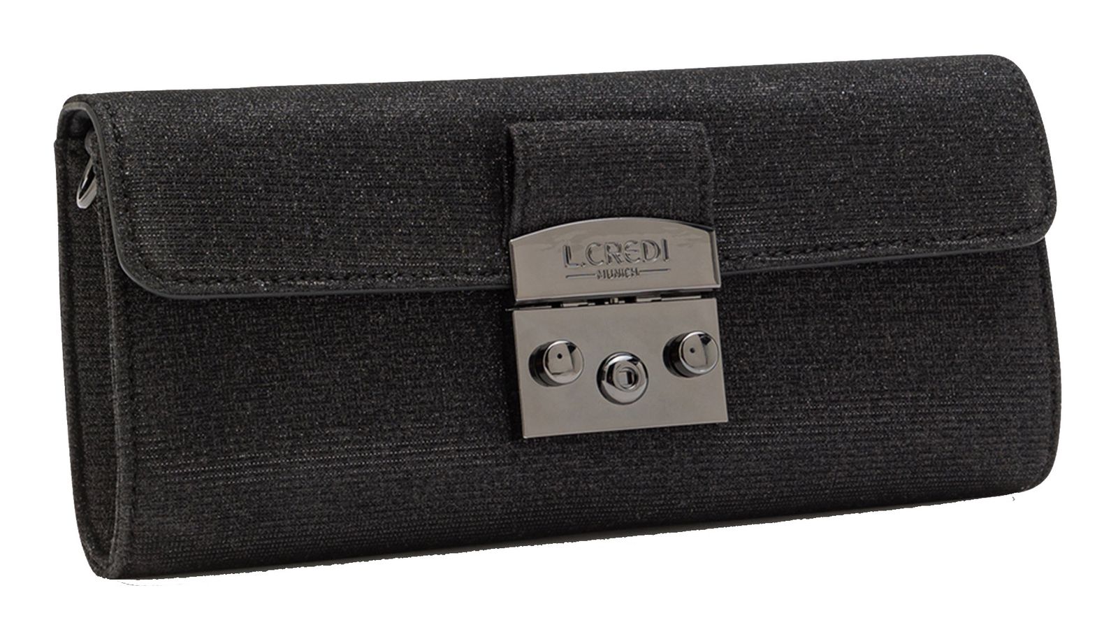 L.CREDI Nadi Clutch Black L.CREDI Nadi Clutch Black