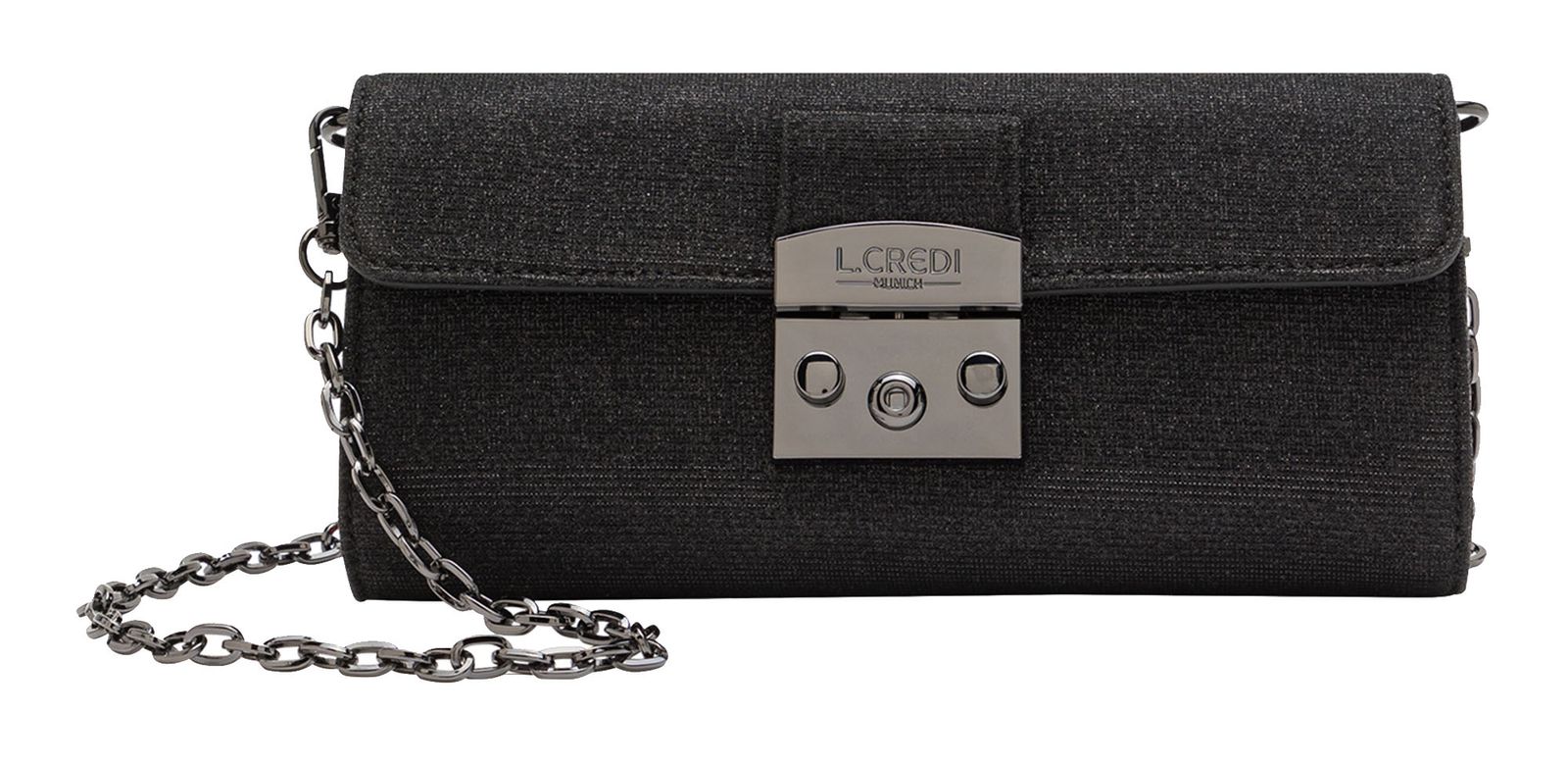 L.CREDI Nadi Clutch Black