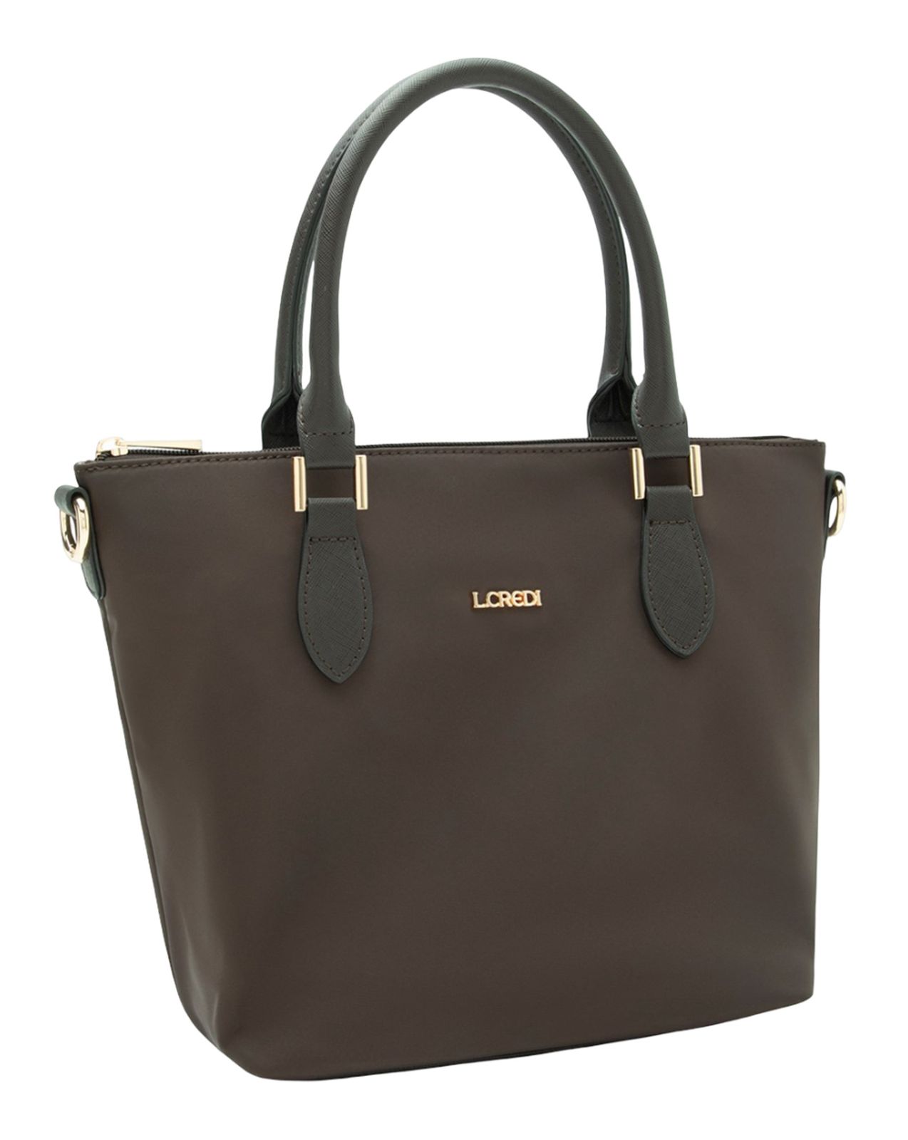 L.CREDI Alena Hand Bag Brown L.CREDI Alena Hand Bag Brown