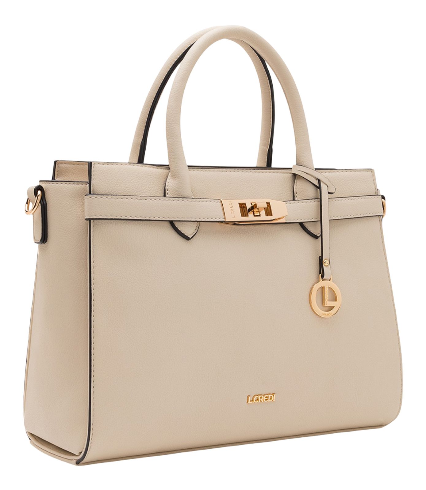 L.CREDI Konstanze Handle Bag Cream L.CREDI Konstanze Handle Bag Cream