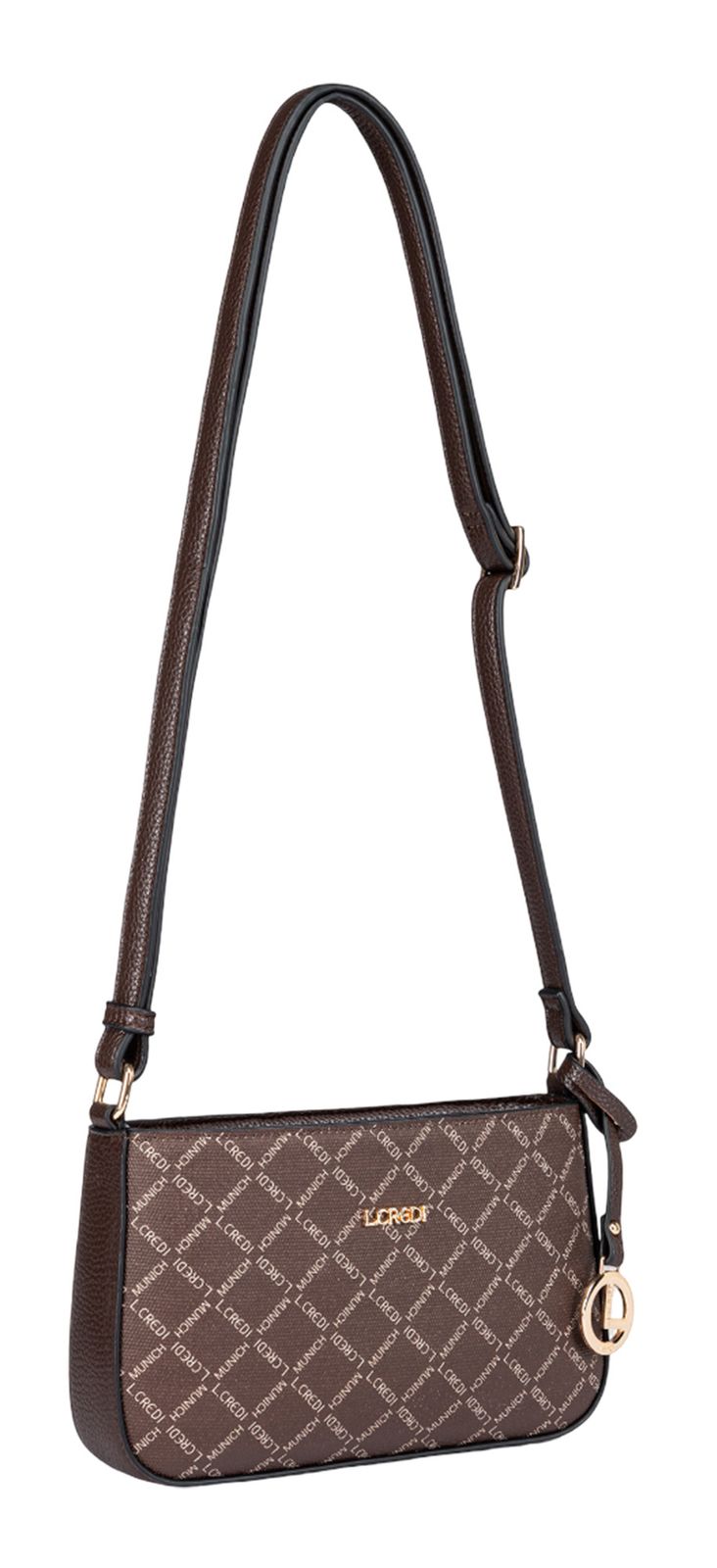 L.CREDI Filiberta Crossbag Chocolate L.CREDI Filiberta Crossbag Chocolate