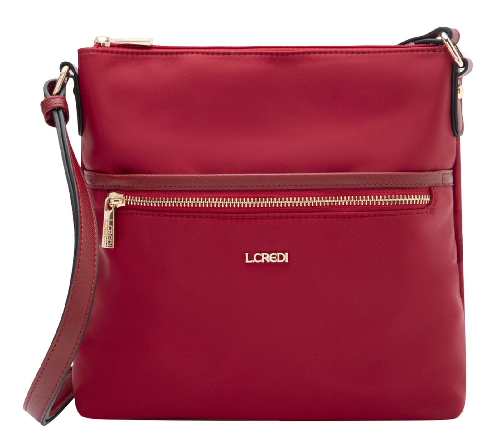L.CREDI Alena Crossbody Bag Red