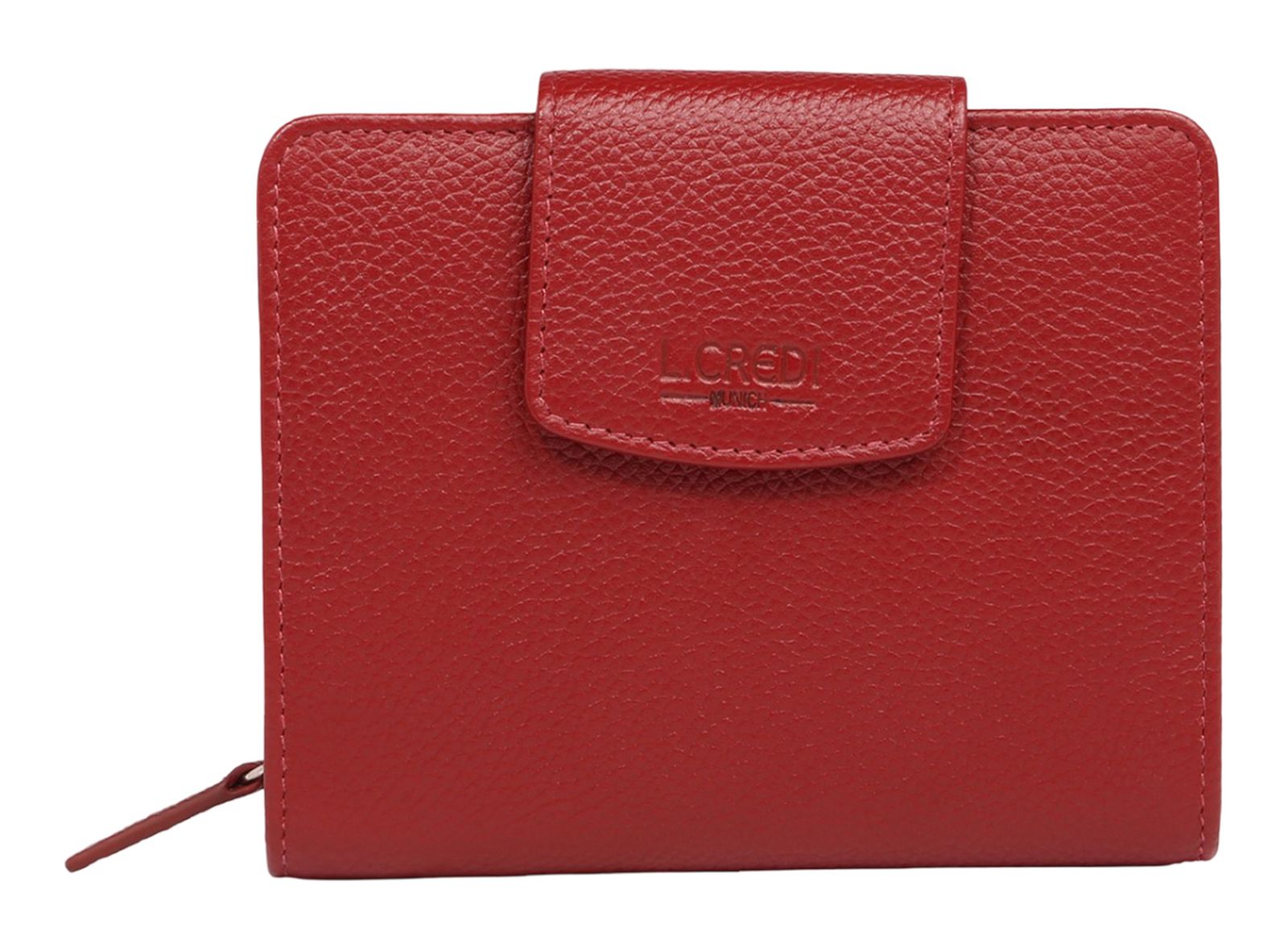 L.CREDI Clara Flap Wallet Red