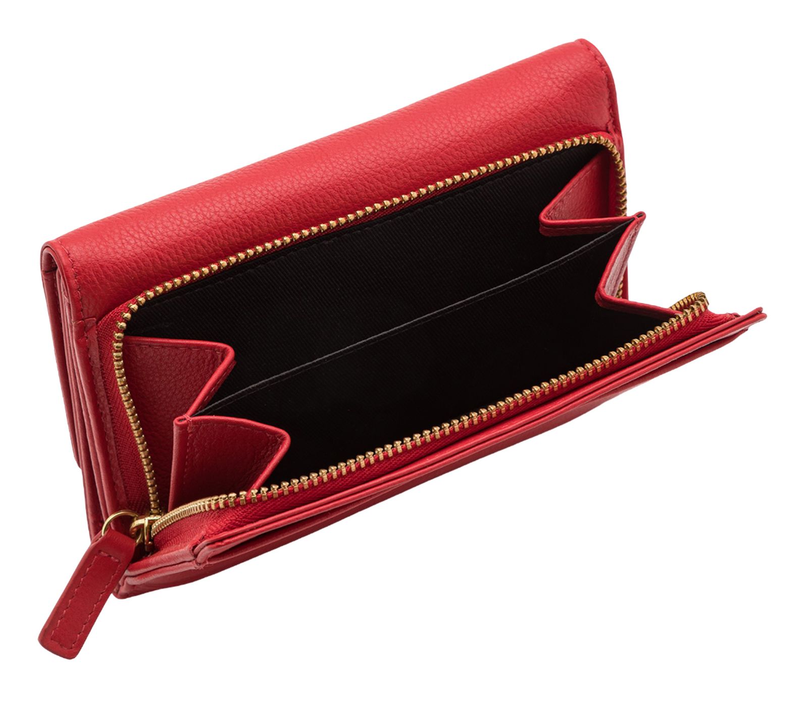 L.CREDI Evelyn Flap Wallet Red L.CREDI Evelyn Flap Wallet Red