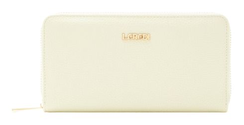 L.CREDI Perla Zip Around Wallet Cream L.CREDI Perla Zip Around Wallet Cream