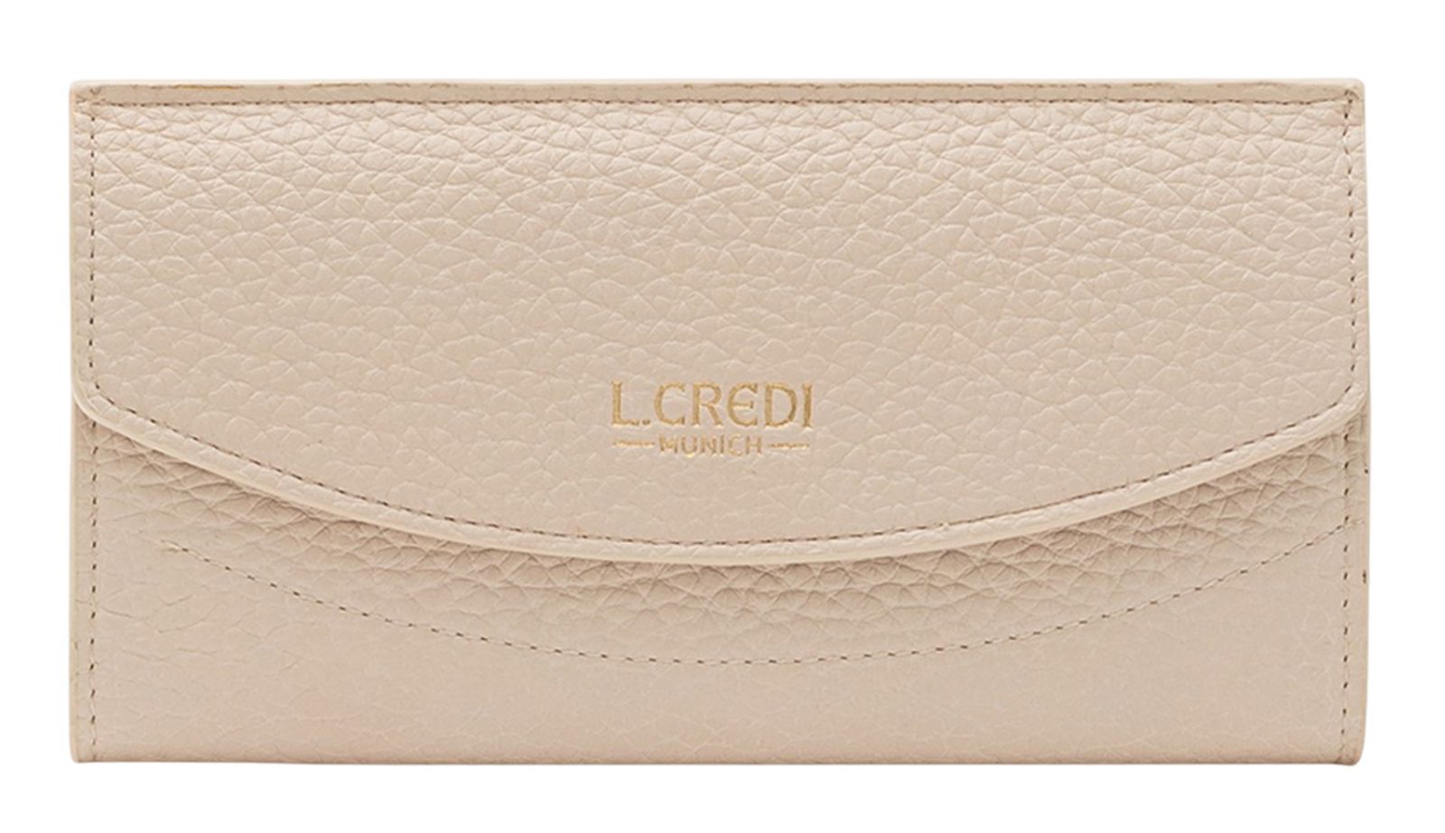 L.CREDI Ondria Flap Wallet Cream
