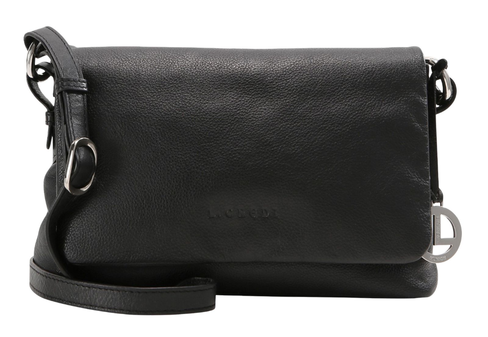 L.CREDI Silke Flapbag Schwarz