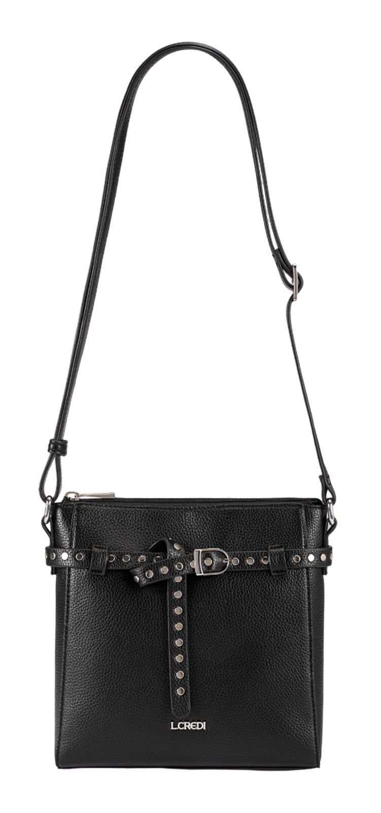 L.CREDI Salley Crossbody Bag Black