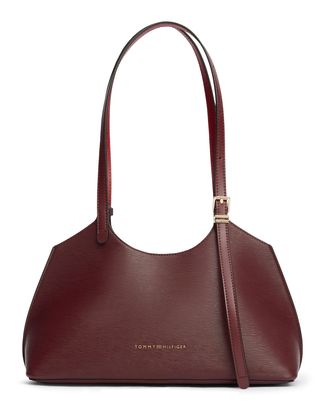 TOMMY HILFIGER TH Modern Mini Tote Oxblood TOMMY HILFIGER TH Modern Mini Tote Oxblood