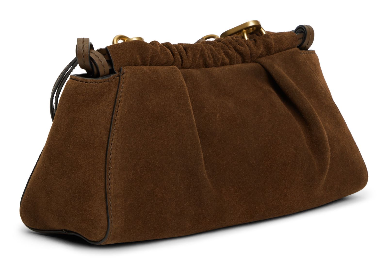 TOMMY HILFIGER Suede Leather Crossbody Bag Fondant Brown TOMMY HILFIGER Suede Leather Crossbody Bag Fondant Brown