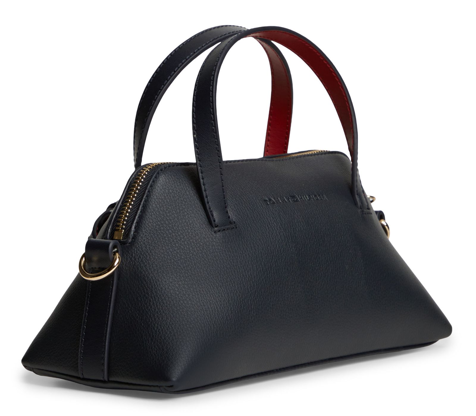 TOMMY HILFIGER TH Buckle Mini Tote Space Blue TOMMY HILFIGER TH Buckle Mini Tote Space Blue