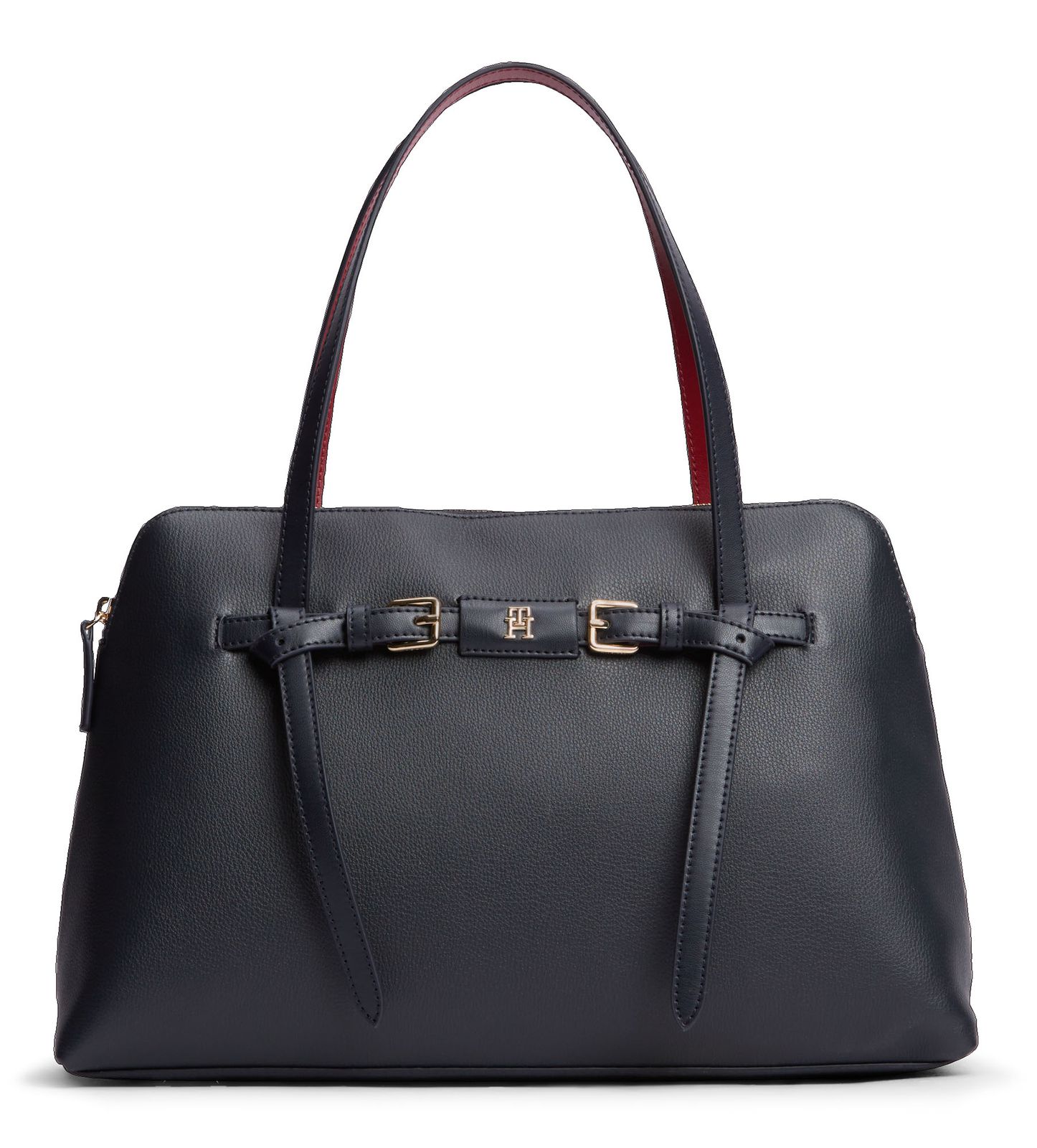 TOMMY HILFIGER TH Buckle Tote Space Blue