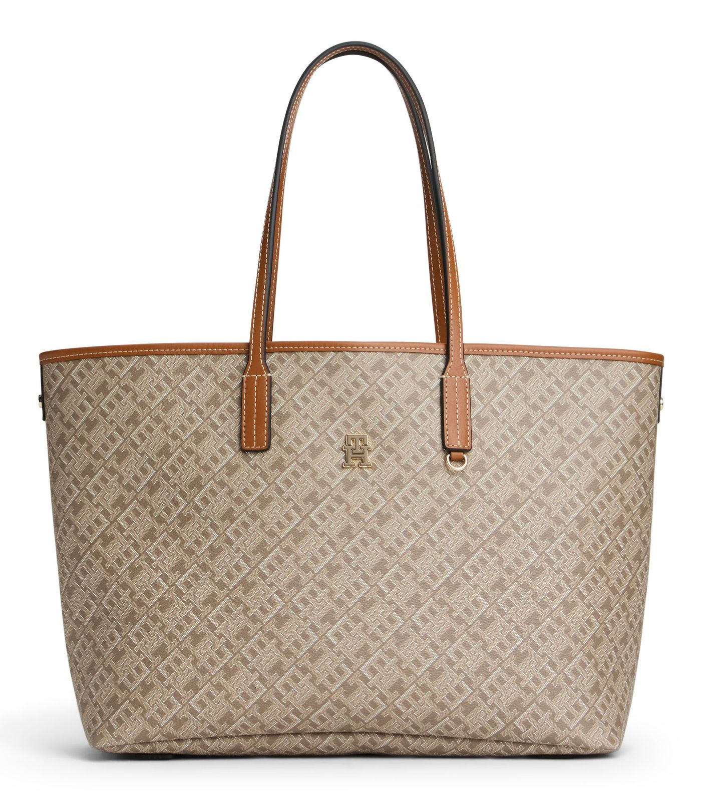 TOMMY HILFIGER TH Monoplay Tote Bag Le Neutral Mix