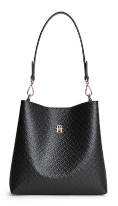 TOMMY HILFIGER Icon Shoulder Bag Black TOMMY HILFIGER Icon Shoulder Bag Black