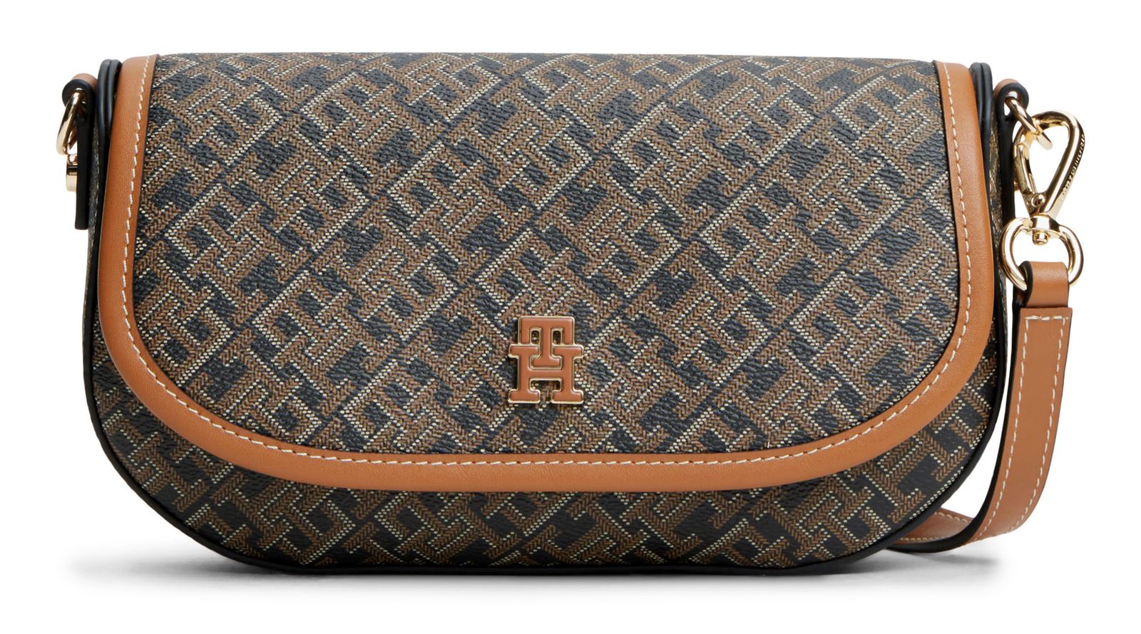 TOMMY HILFIGER TH Monoplay Crossbody With Leath Black Mix