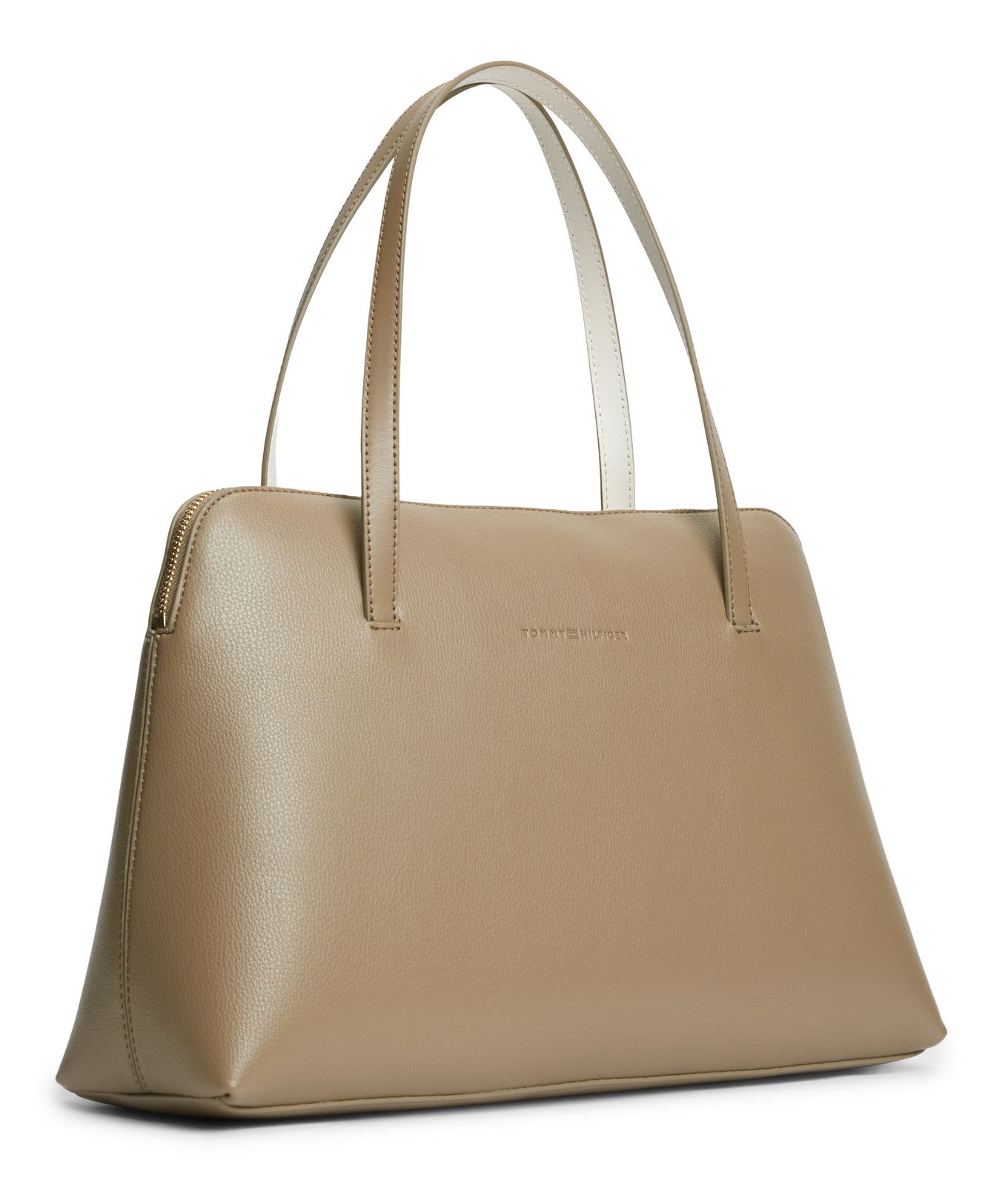 TOMMY HILFIGER TH Buckle Tote Tundra Moss TOMMY HILFIGER TH Buckle Tote Tundra Moss