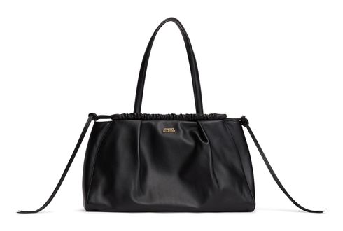 TOMMY HILFIGER Soft Leather Hobo Black