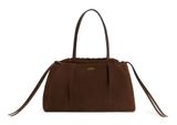 TOMMY HILFIGER Suede Leather Hobo Bag Fondant Brown TOMMY HILFIGER Suede Leather Hobo Bag Fondant Brown