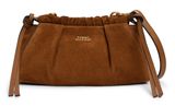 TOMMY HILFIGER Suede Leather Crossbody Bag Cognac TOMMY HILFIGER Suede Leather Crossbody Bag Cognac