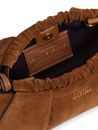TOMMY HILFIGER Suede Leather Crossbody Bag Cognac TOMMY HILFIGER Suede Leather Crossbody Bag Cognac