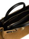 TOMMY HILFIGER American Icon Mini Tote Bag Suede Le Cognac