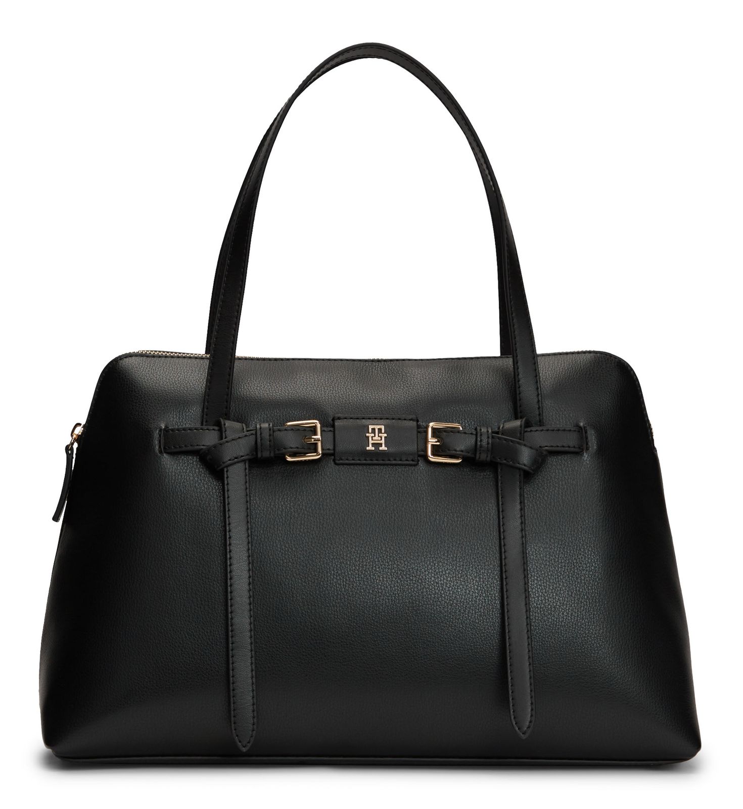 TOMMY HILFIGER TH Buckle Tote Black