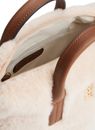 TOMMY HILFIGER Popette Micro Tote Faux Fur Beige