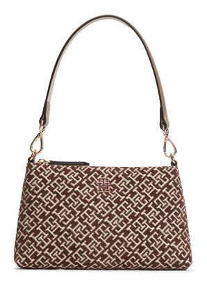 TOMMY HILFIGER TH Jacquard Mini Shoulder Bag Tundra Moss TOMMY HILFIGER TH Jacquard Mini Shoulder Bag Tundra Moss