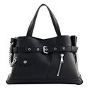 DKNY Bryar Satchel L Black / Silver
