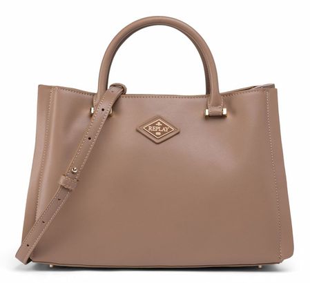 REPLAY Hand Bag Dark Beige REPLAY Hand Bag Dark Beige